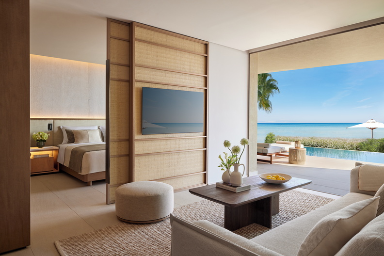 Tiara Holidays - Sani Asterias - two bedroom residence private pool beach front